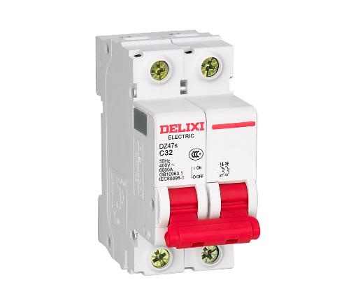 【HDXK】2P小型断路器   德力西DZ47s C32 商品图0