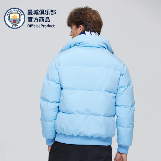 【官方正版】曼城俱乐部 | 胶印队徽运动休闲保暖浅蓝城民棉服 商品图2