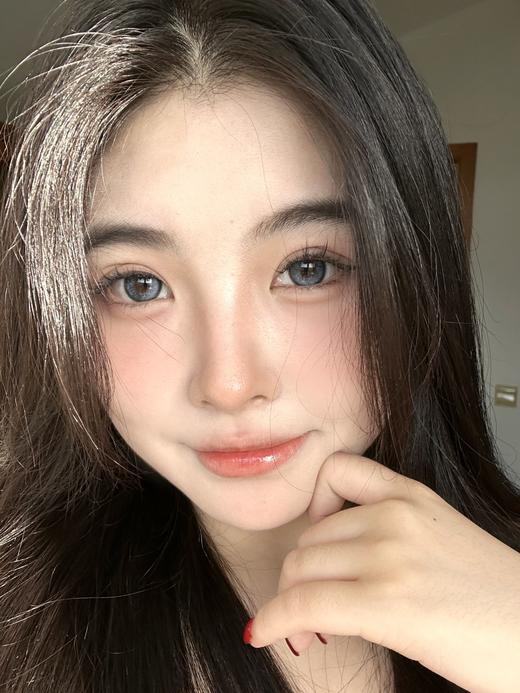 ticcmay 冬日暖阳 棕/蓝里蓝气/冰点软糖 棕 14.5mm 年抛 含硅水凝胶 商品图3