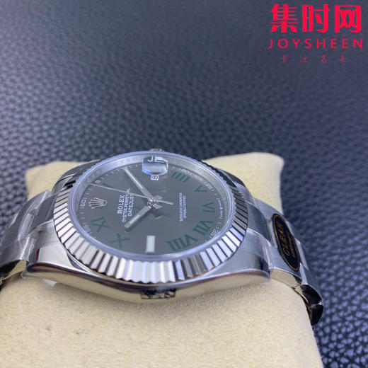 C厂劳力士日志型41mm 绿萝 3235机 三珠链 904L钢 男士腕表 商品图3