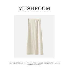 金蘑菇菇【枝露馨】设计师高定新中式盘扣遮肉显瘦中长款半身裙