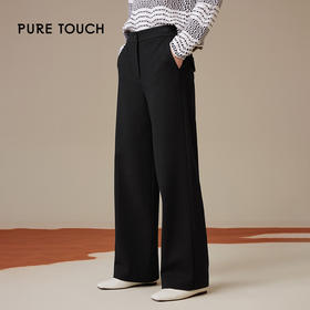 pure touch女士绵羊毛针织阔腿裤1357244431