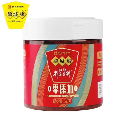 鹃城牌 零添加易拉罐装郫县豆瓣红油360g 商品图2
