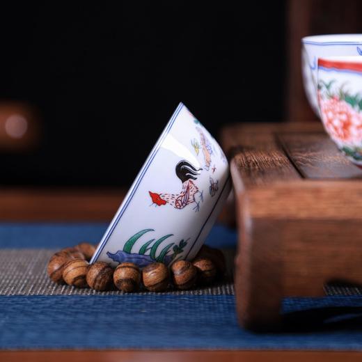 岁瓷王王锡良与其子王采（亦为嫡传弟子）历时5年，联袂巨献了《五福国宝杯》 商品图2