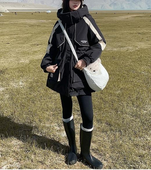 【BANHUI板绘】派克羽绒服   休闲百搭  90%白鸭绒  防水锁温  让你这个冬天不怕冷 商品图5