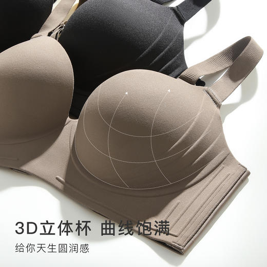 【大胸提拉防垂】全包显瘦无痕薄杯内衣女调整型收副乳软钢圈文胸陌上海棠 商品图2