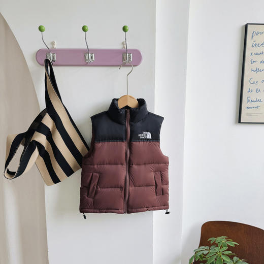 【秋冬儿童羽绒马甲】男女童立领拼接童装 90羽绒马甲冬坎肩外穿 商品图10