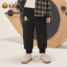 B.Duck小黄鸭童装休闲保暖针织裤冬季束脚运动裤105-150 BF5563923