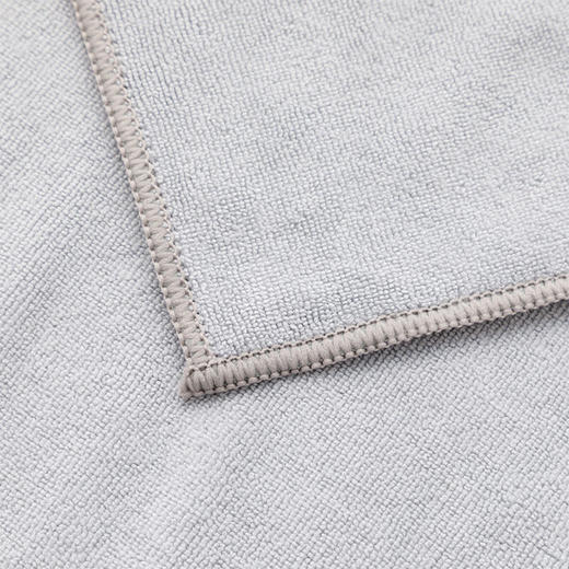 吸水除污微纤维毛巾/玻璃用无痕微纤维毛巾 灰色 2条装 商品图3