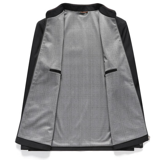 【DLS】大依优型大码立领夹克外套加肥加大肥佬休闲上衣男士胖子 商品图5