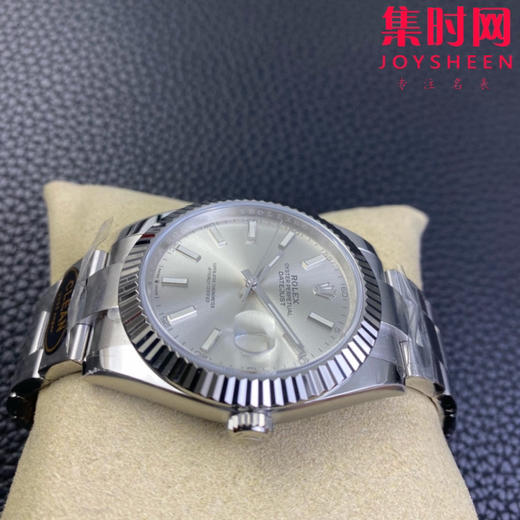 C厂劳力士日志型41mm 白盘 3235机 三珠链 904L钢 男士腕表 商品图4