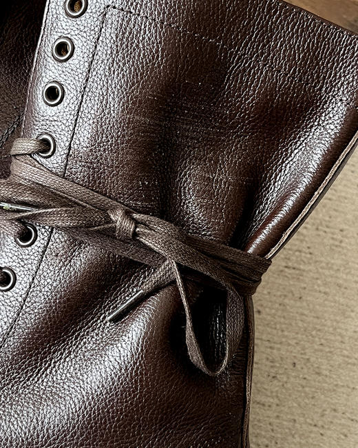 现货 THS 10.14-限时 缪家 秋冬秀场款 帅气机车风复古长靴 短靴 4色 BZ1210 商品图11