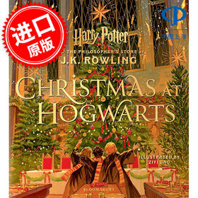 霍格沃茨的圣诞节 Ziyi Gao 哈利波特与魔法石插画书 JK罗琳 J.K.Rowling 英文原版 Christmas at Hogwarts 精装