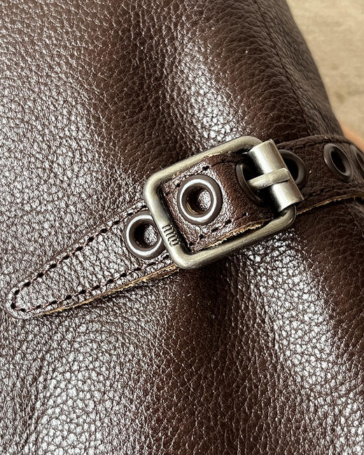 现货 THS 10.14-限时 缪家 秋冬秀场款 帅气机车风复古长靴 短靴 4色 BZ1210 商品图14