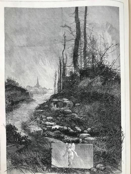 41*29cm！1880年上半年 伦敦新闻画报 数百幅版画插图 真皮精装8开 商品图4