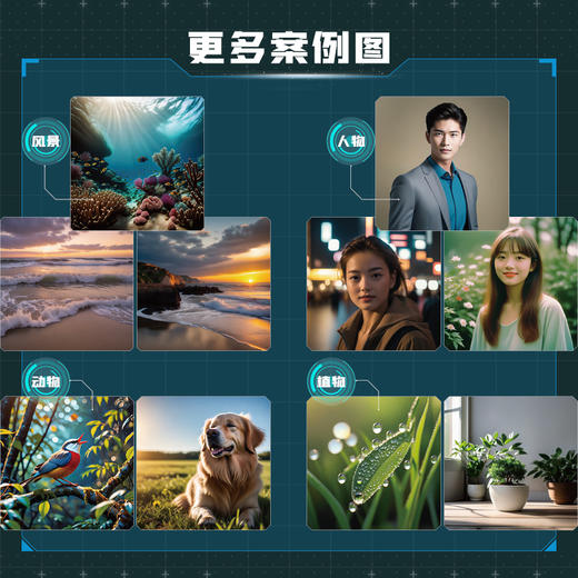 **能上手的人工智能绘画 文心一格入门指南与实战 AI绘画文心一言AIGC插画绘画设计摄影 商品图3
