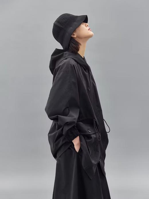 步履不停/4C21050C/通勤轻薄一手长连帽收腰工装风衣 商品图1