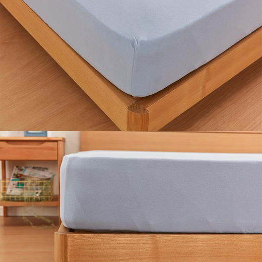 棉高弹床笠N-FIT 蓝色 单人/双人-特大双人 商品图1