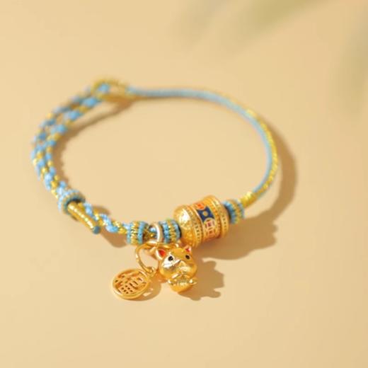 牛首山文创生肖红绳手链手工编织本命年男女小红绳铜手串礼物 商品图4