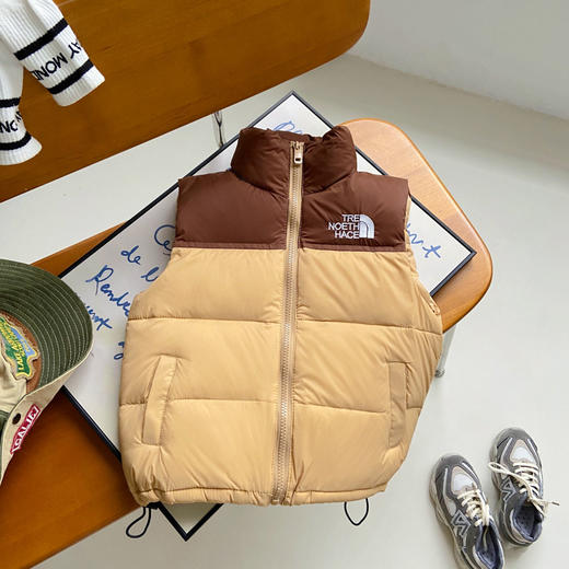 【秋冬儿童羽绒马甲】男女童立领拼接童装 90羽绒马甲冬坎肩外穿 商品图8