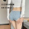 【6条超值！性感豹纹蕾丝边内裤】软萌蝴蝶结，可A可甜，自带仙气，很撩人！纯棉裆滋养无痕裸感透气防潮欧美全包臀三角裤子 商品缩略图2