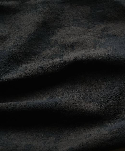 Mittan多色棉麻褶皱提花阔腿裤 商品图8