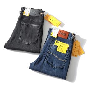 秋冬新款男士时尚加厚小直筒牛仔裤长裤