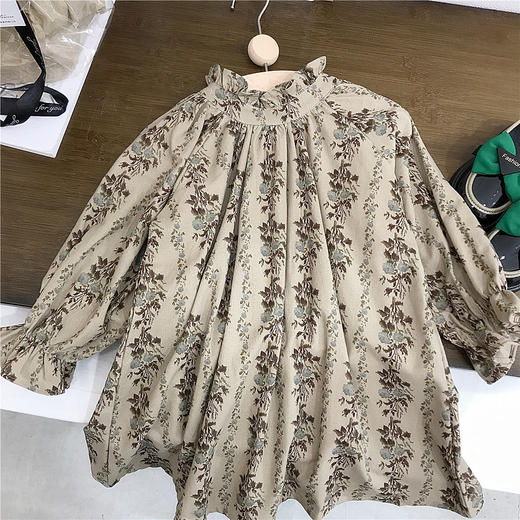 【新品上架！女童森系两件套裙，时尚又实用】女小童碎花连衣裙套装 女童针织毛衣外套 新款童装儿童森系两件套套裙-QQ 商品图5