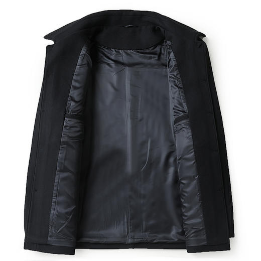 【羊毛】【新款DB】大依优型大码羊毛翻领夹克外套男商务休闲宽松加肥加大码上衣夹克 商品图8