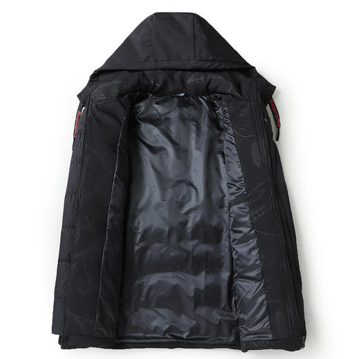 【可拆卸帽】【新款DB】大依优型大码男装连帽棉服棉衣夹克外套棉夹克加肥加大上衣男士 商品图3