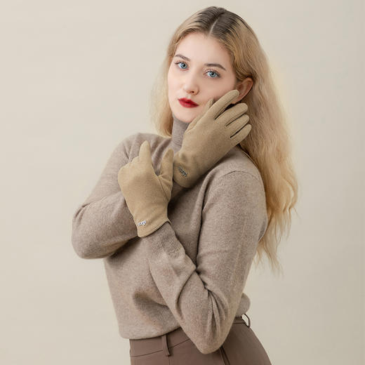 Corgi女款秋冬触屏手套  加绒保暖  时尚百搭  轻松应对寒冷天气 商品图3