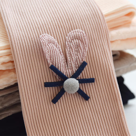 【春秋韩版卡通竖条，女童打底裤】儿童打底裤春秋新款 韩版修身中小童宝宝九分裤子 女童裤子-QQ 商品图2