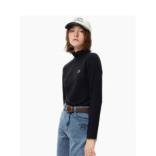 Teenie Weenie小熊卡通长袖T恤女冬季女t恤TTLA244V02W 商品图4