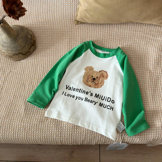 【49.9元/2件】儿童莱卡棉长袖T恤秋季新品儿童卡通长袖棉T恤男宝女宝棉打底衫 商品图8