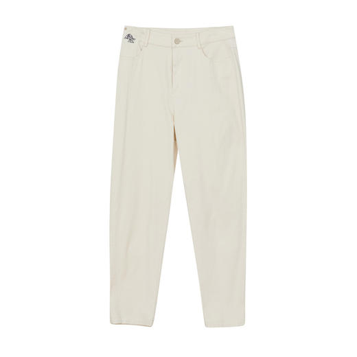 谜底萝卜裤女士2024冬季新品百搭棉弹宽松九分裤休闲裤244MK1552 商品图4