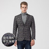 罗蒙秋季西装外套男士正装商务通勤休闲格子小西装单西服外套男 商品缩略图5