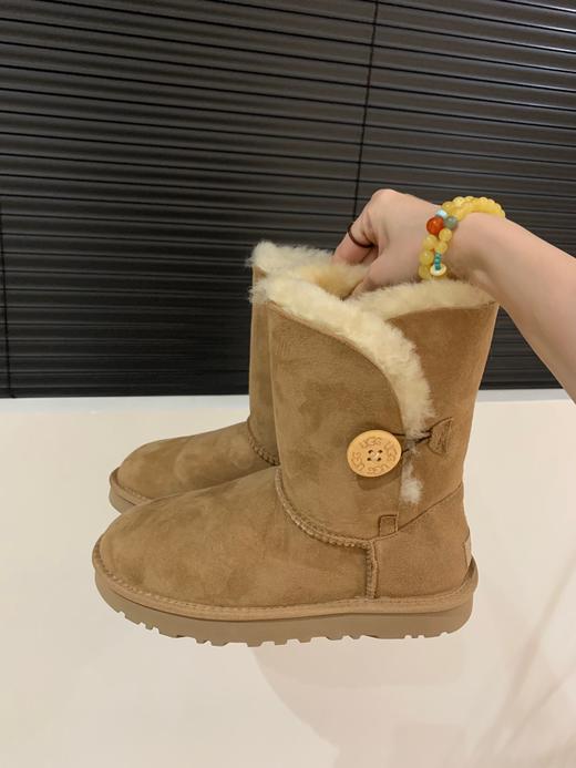 【女款】工厂款雪地靴一粒扣高中低筒，栗色/沙色/灰色/巧色/黑色3352 5803 3352 商品图6