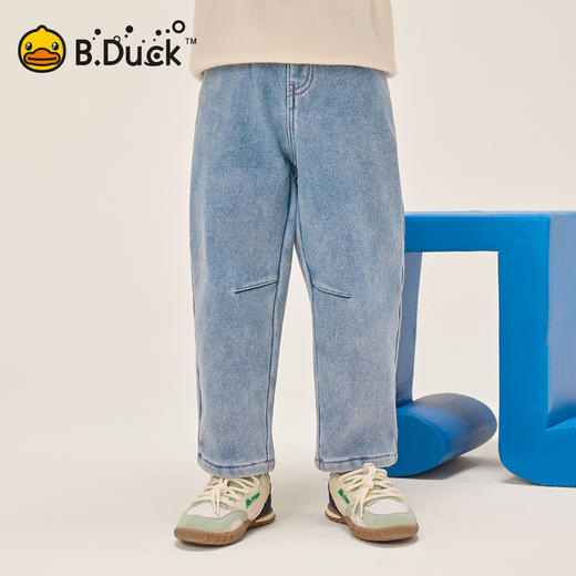 B.Duck小黄鸭童装时尚宽松牛仔裤秋冬男童休闲长裤105-150 BF5556920 商品图2