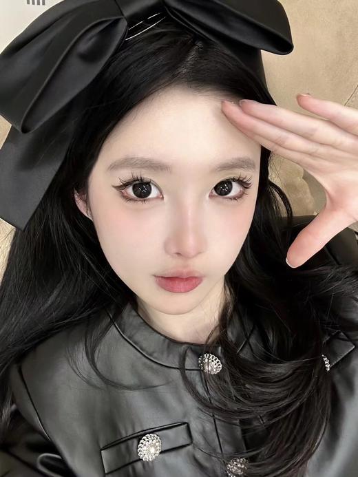 ticcmay 圆溜溜/泰里泰气/水光布丁 14.5mm  黑/棕 年抛 含硅水凝胶 商品图2