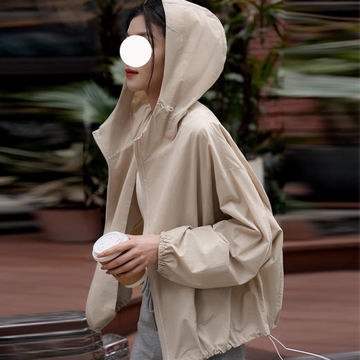 裁缝学苑AQ370休闲纯棉连帽短外套纸样女装上衣版型图纸 商品图2