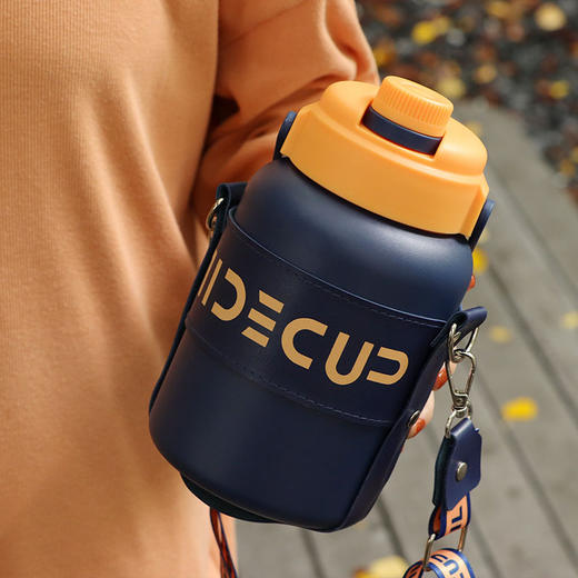 【大容量保温杯！随时随地喝热水】316不锈钢保温杯大容量网红高颜值户外便携男女学生吸管水杯，可提可背，解锁出行新姿势。ry 商品图6