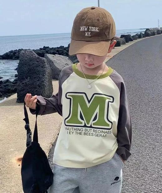 【49.9元/2件】儿童莱卡棉长袖T恤秋季新品儿童卡通长袖棉T恤男宝女宝棉打底衫 商品图3