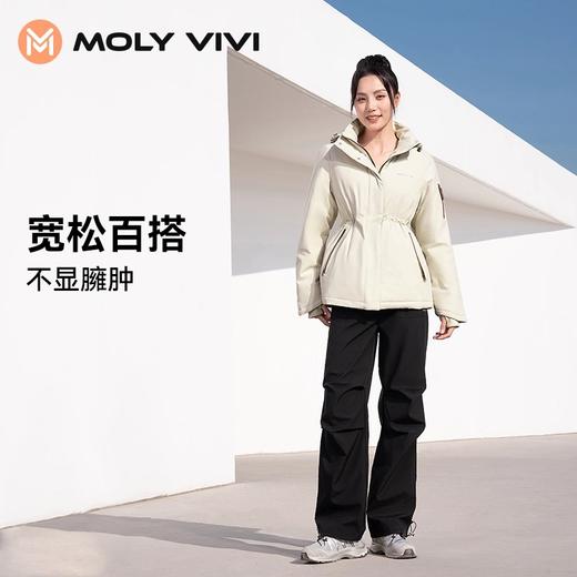 4楼MOLYVIVI抽绳软壳棉服MLLJ23205 吊牌价559 折后447 商品图1