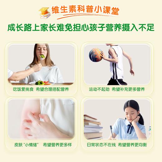 汤臣倍健 多种维生素咀嚼片青少年型（11-17岁适用）超级飞侠装 商品图4