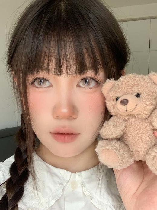 Kira Fairy（kirafairy）半年抛美瞳  茶艺幼崽  直径14.2mm着色13.5mm 商品图1