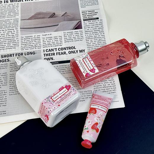 欧舒丹莓莓恋香氛三件套丨香氛套装沐浴露250ml+润肤乳250ml+护手霜30ml 商品图3