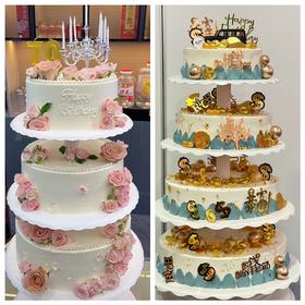 【多层分体式蛋糕定制】