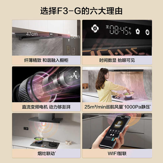 方太f3-G油烟机灶具套装家用抽油烟机燃气灶套餐官方直营店 商品图1