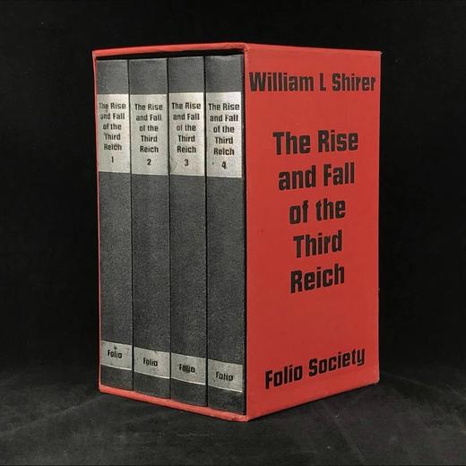 威廉·夏伊勒《第三帝国的兴亡》（全4卷） 数十幅插图 精装16开带书匣 商品图0