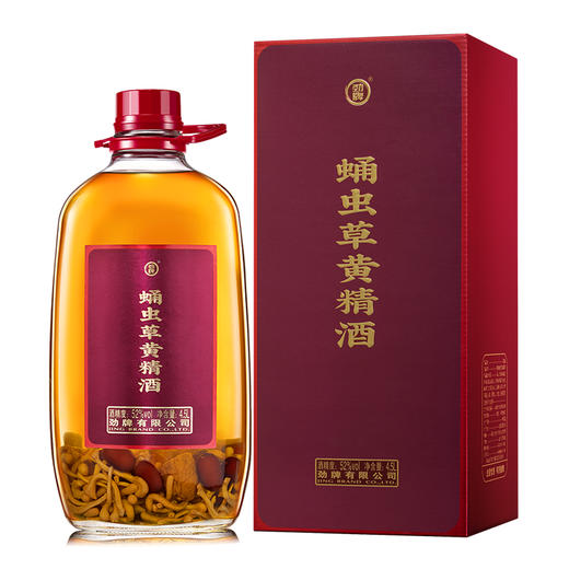 4.5L52度劲牌蛹虫草黄精酒_1*1 商品图0